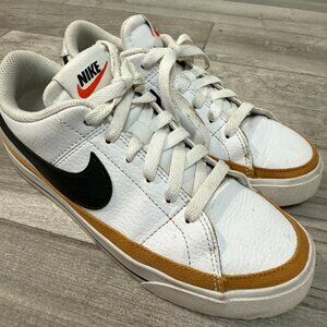 Nike Court Legacy Next Nature White Desert Ochre Size 5